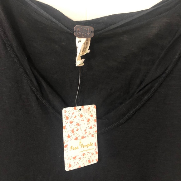 NWT We the Free Cleo black tee (S) - Picture 3 of 8